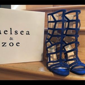 Chelsea & Zoe Denice Royal Blue Sandal